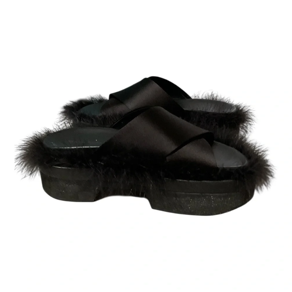 Simone Rocha HM Feather Slides Size‎ 38